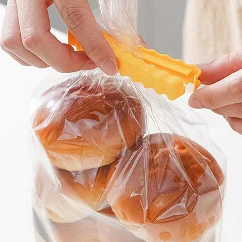 Potato Shaped Bag Sealing Clips 12 Pieces With Magnetic Holder - Image 2