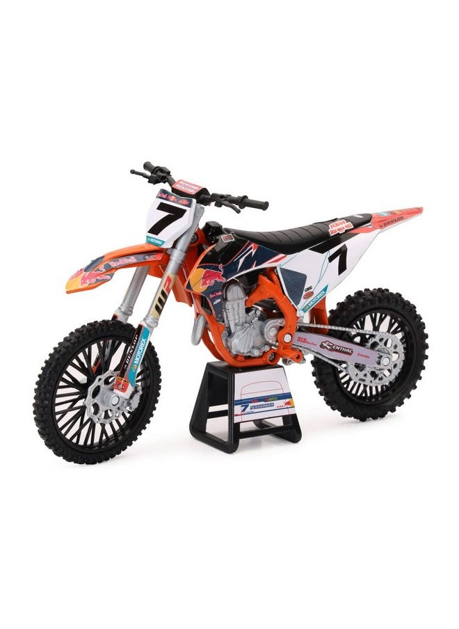 NewRay New-Ray Motorcycles 1:12 Compatible with KTM 450 SX-F Red Bull KTM #7 Aaron Plessinger 58363  - Image 1