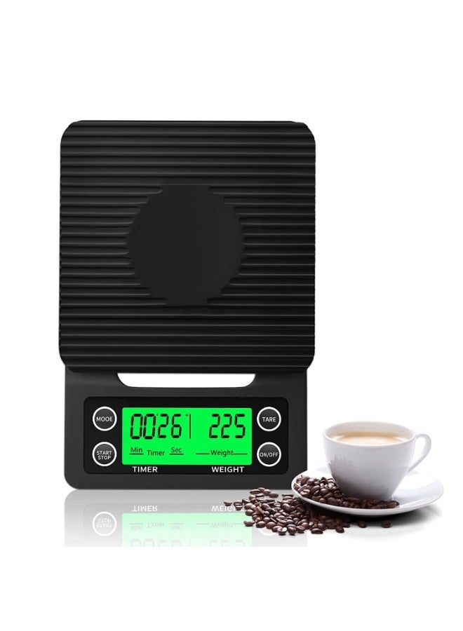 Accurate Electric Kitchen Scale,Coffee Scale with Timer High-precision Kitchen Scale Mini Electronic Platform Scale Food Weighing Scale - Image 1