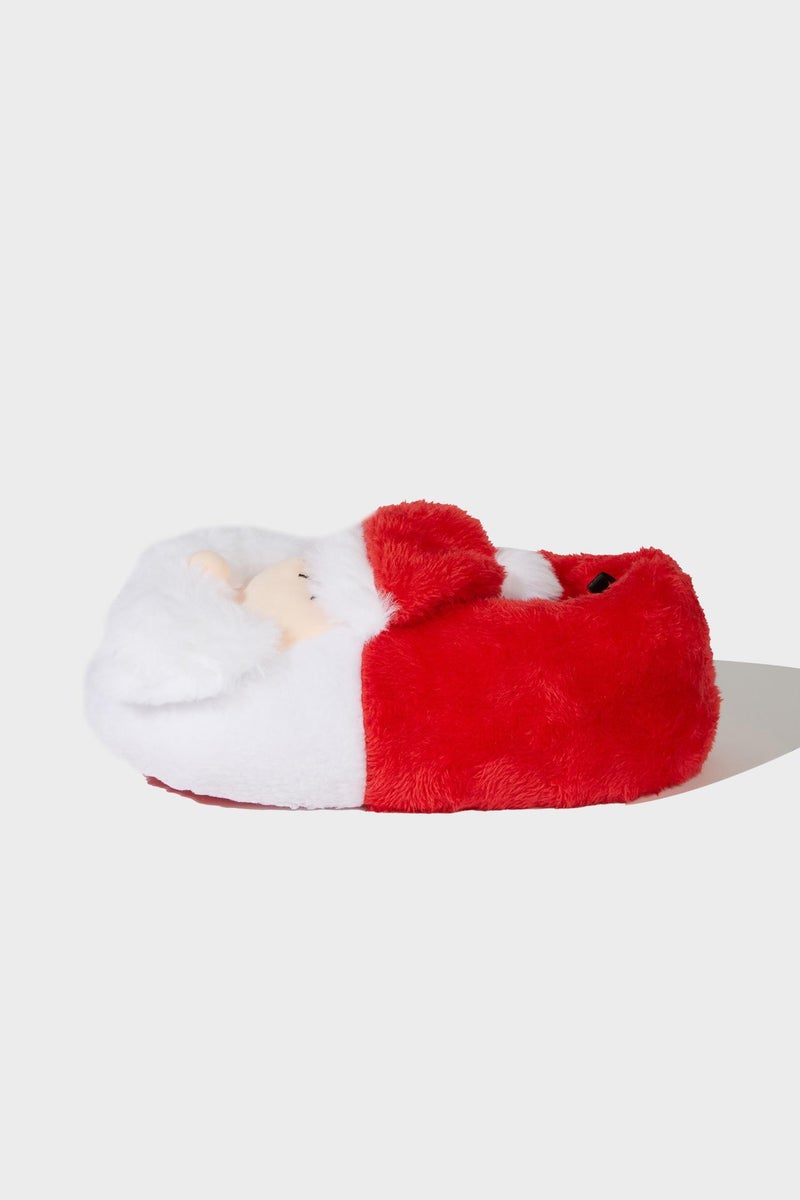 DeFacto White Woman Woman Flat Christmas Home Slippers Casual - Image 4