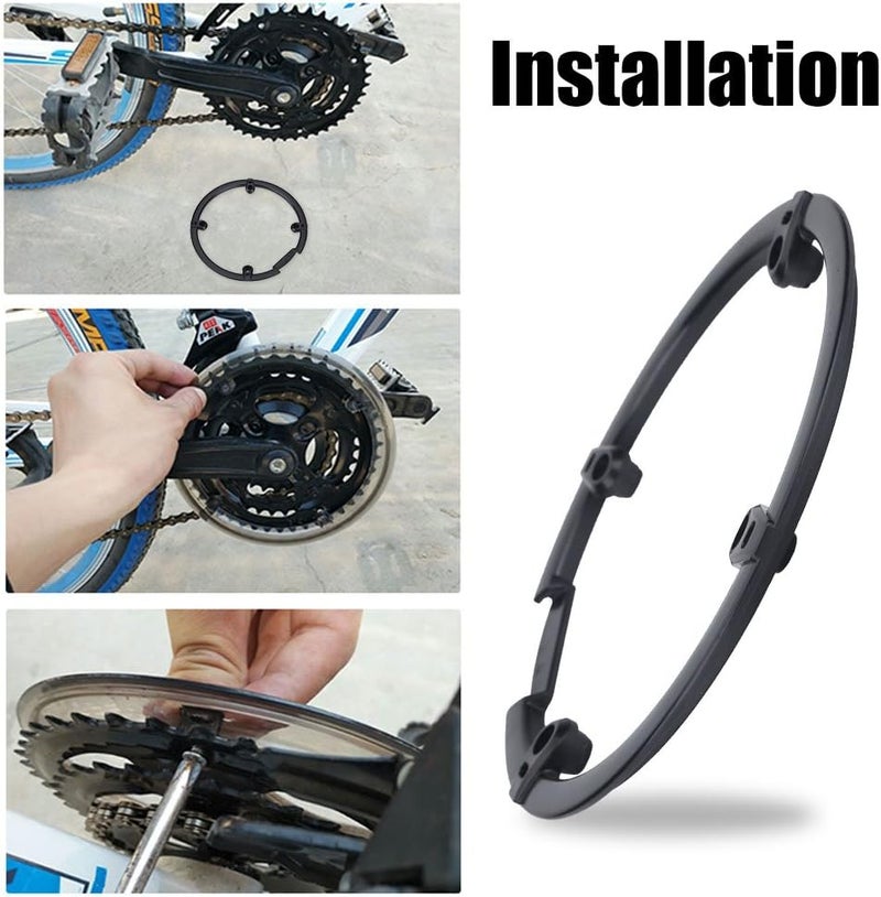 woobles Bike Chainring Guard, Mountain Bike Bicycle Chainring Sprockets Cranksets Guard Protector Cover - Image 3