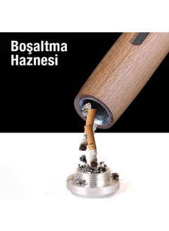 Polhammobile Polham Portable Cigarette Ashtray Car Ashtray Car Mini Cigarette Holder Wooden Ash Tray  - Image 5