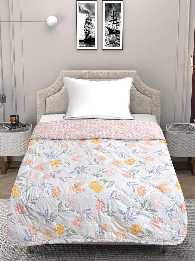 Innovative Edge Single Bed AC Wali Rajai - Ultrasonic Quilted Lightweight Comforter - Stitchless Soft Kambal for All Seasons, Machine Washable Microfiber Dohar & Quilt - Image 1