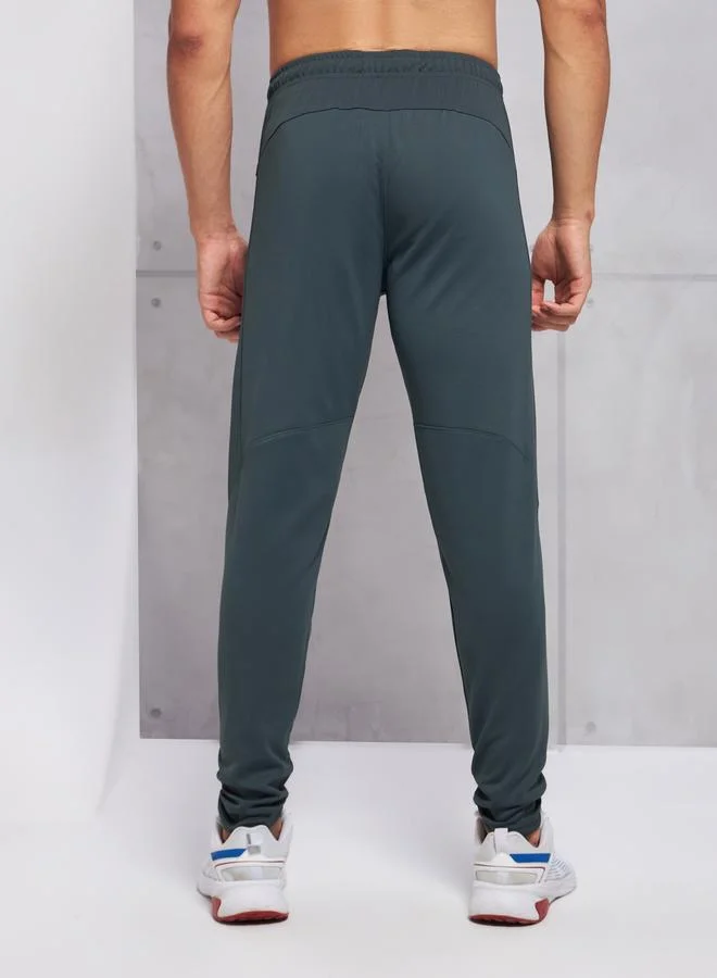 Technosport Technosport Solid Mid Rise Stretch Trackpants