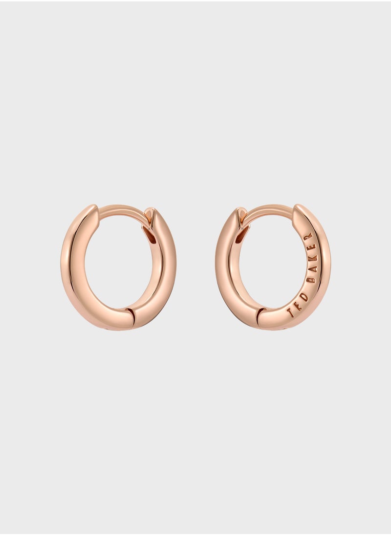 Ted Baker Logo Detail Hoop Earrings  - Image 2