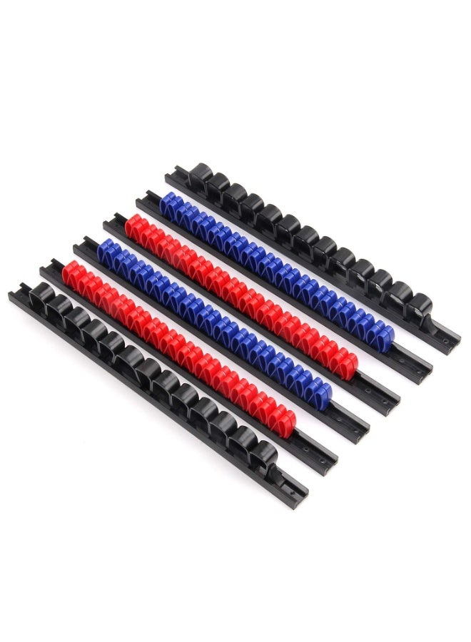 6 Pcs Screwdriver Organizer and Wrench Organizer Space Saving Hand Tool Holder with Clips for Workshop Garage Home - Image 2