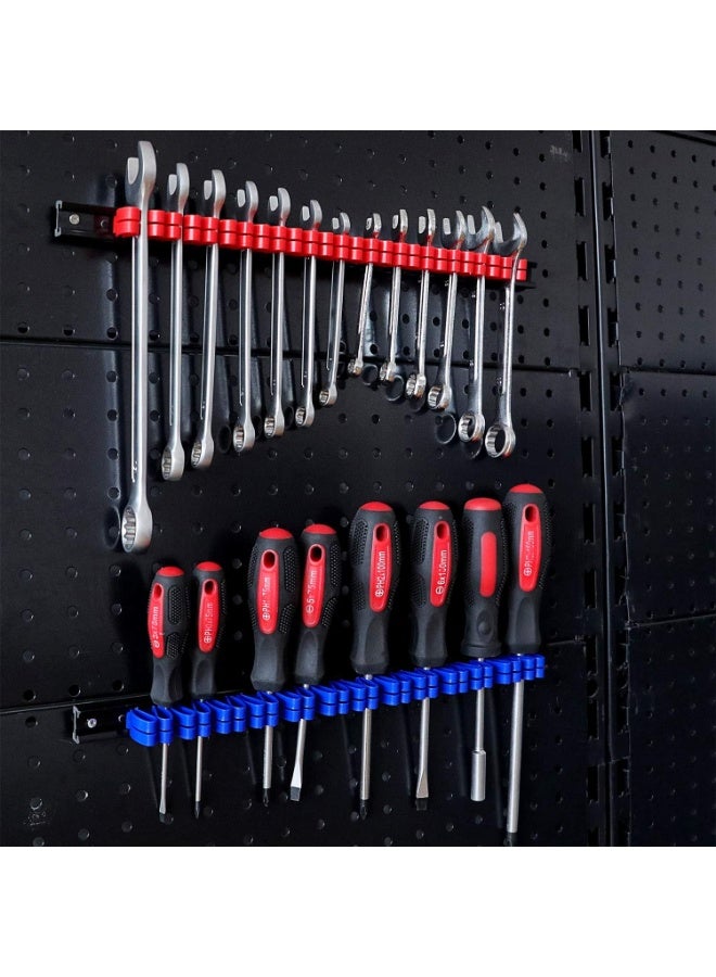 6 Pcs Screwdriver Organizer and Wrench Organizer Space Saving Hand Tool Holder with Clips for Workshop Garage Home - Image 4