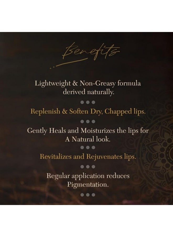 kaumudi - Handmade & 100% Natural 3In1 Lip Balm (Lip Tint | Cheek Tint | Eye Shadow) Made With Rose & Saffron Essential Oil | Best For Dry, Damaged & Chapped Lips | Hydrates & Moisturizes (Cherry Lip) - Image 1