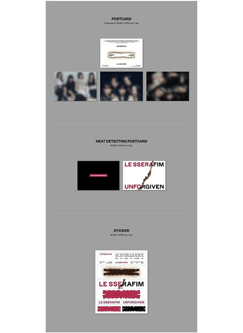 Le Sserafim 1st Studio Album Unforgiven Blood Rose Version Kpop CD with Photobook Photocards and More - pzsku/Z75AC1099C6C0249D6288Z/45/_/1691133746/8c7e08be-209c-4d1b-8528-d7048449eba9