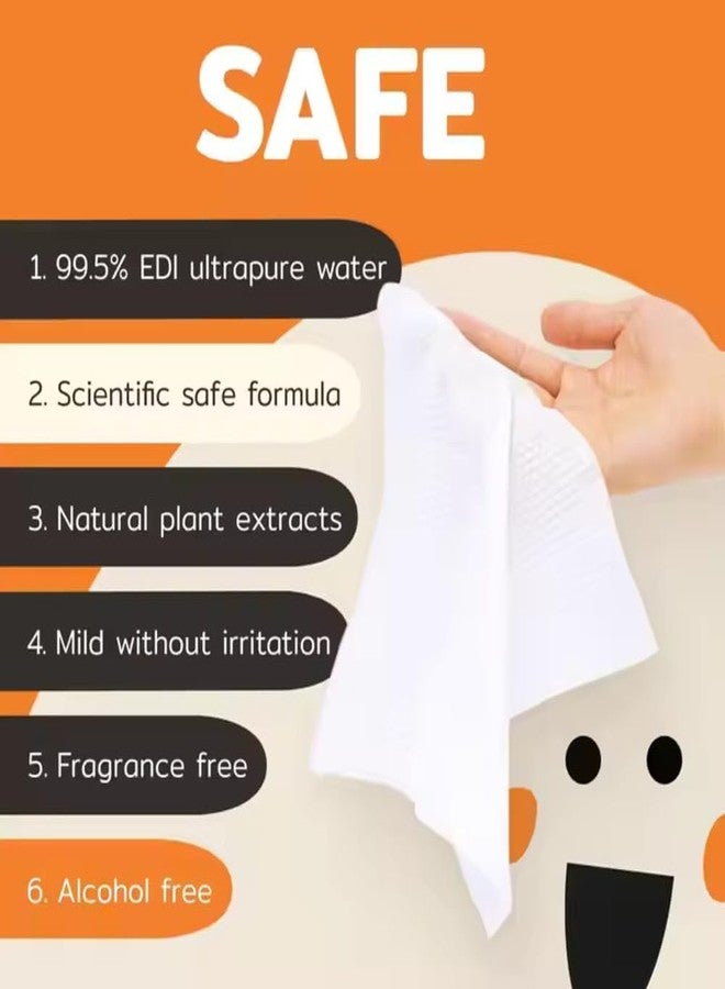 CEPHEUS ENTERPRISE Mini Baby Wipes Disposable Portable Pocket Water Wipes for Babies, Children, Hand & Face, Cleansing, Moisturising & Sanitizing Wet Tissues – 64 Wipes - Image 4