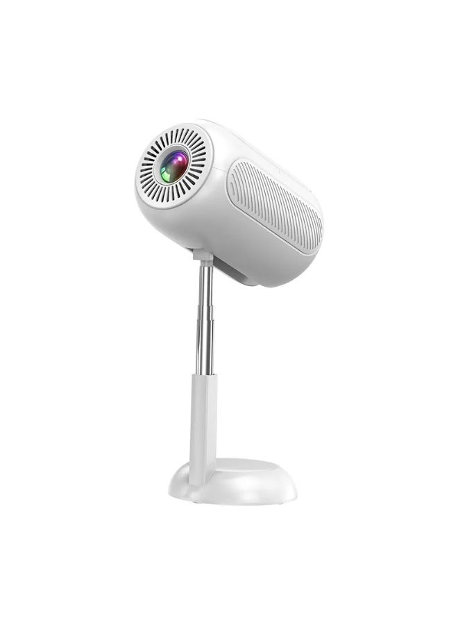 GREEN LION VENUS 4K Portable Projector/ High Brightness/ 120" Screen/ HD & 3D/ Wireless/Wired Screen Mirroring/ HiFi Sound Quality and More for Home Entertainment, Movies, Business & Education - White - Image 1