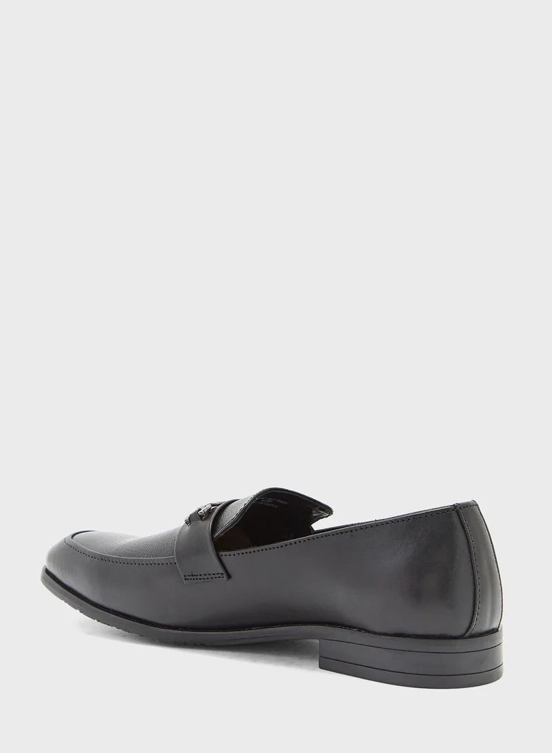 Robert Wood Genuine Leather Formal Slip Ons