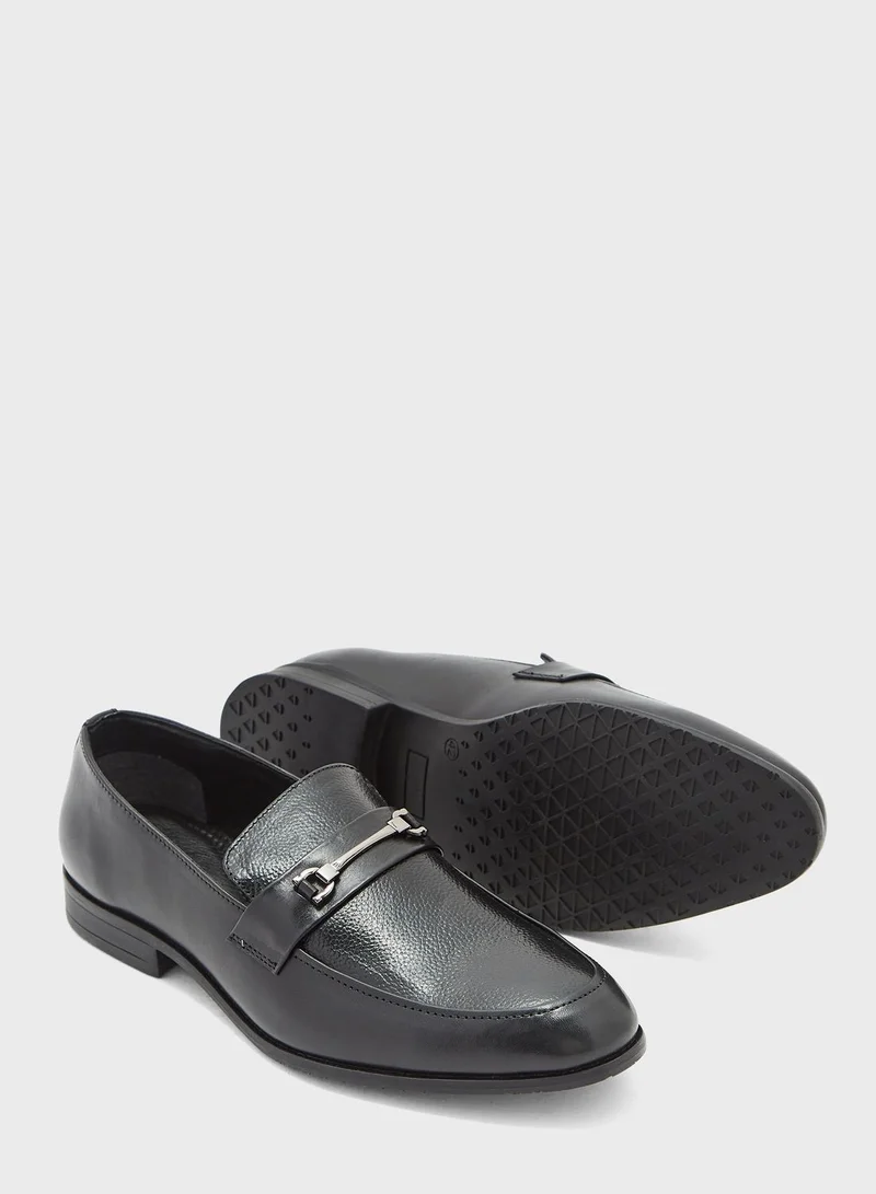 Robert Wood Genuine Leather Formal Slip Ons
