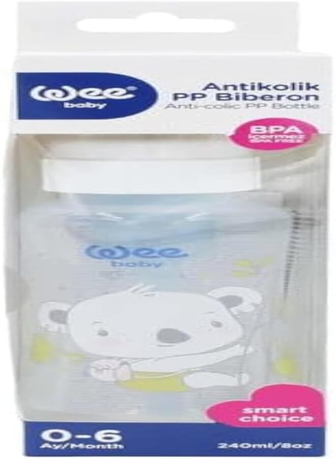 Wee Baby anti colic Bottle 250ml silicone nipple size 1