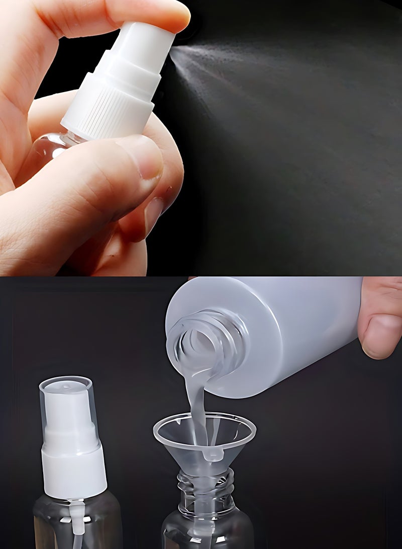 OAGA 12 Pack Travel Bottles Set, Tsa Approved Travel Size for Toiletries with Travel Bag, Leak Proof BPA Free Squeezable Travel Containers for Shampoo, Conditioner, Lotion (White) - Image 5