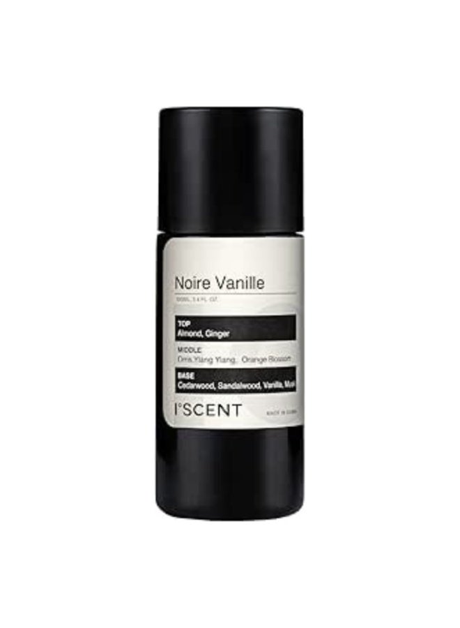 ISCENT Noire Vanille Oil Refill for Ensō Diffuser 100ml – Almond, Ginger, Orris, Ylang Ylang, Orange Blossom & Vanilla – Creamy Floral Sweet Home Fragrance with Velvet Woods & Soft Musk - Image 1