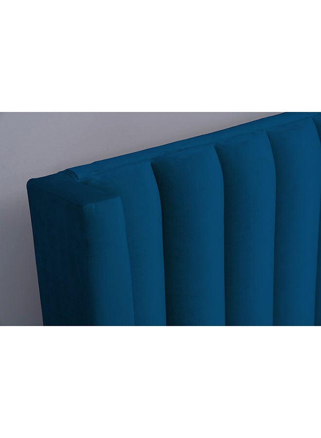 Pan Home Venus Headboard Velvet Blue | Single | L-100 : H-125 Cm  - Image 3