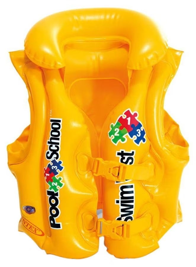 INTEX Children's Swimming Vest - Orange - Image 1