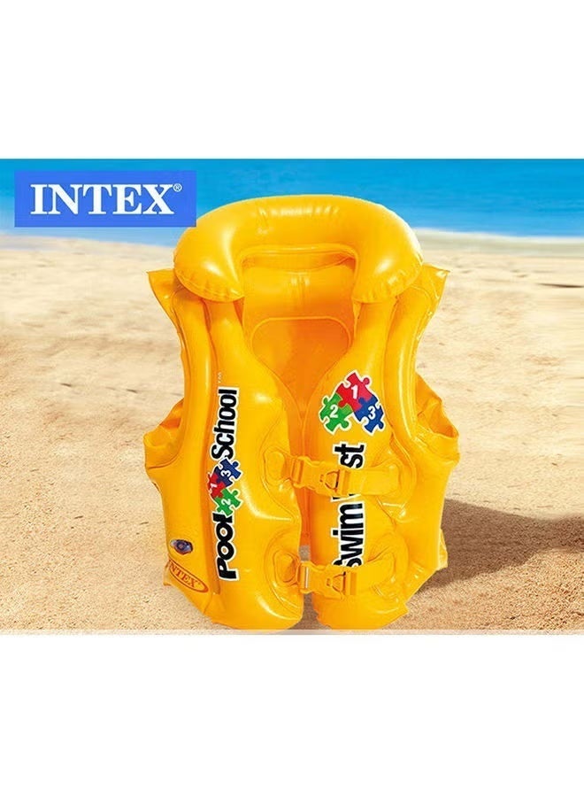 INTEX Children's Swimming Vest - Orange - Image 2