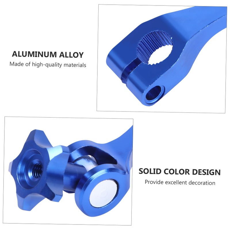 High Strength CNC Alloy Motorcycle Rear Brake Rocker Arm Blue Easy Installation Performance Upgrade - Image 5