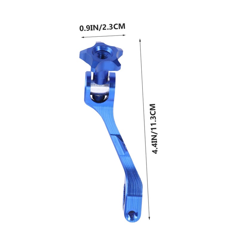 High Strength CNC Alloy Motorcycle Rear Brake Rocker Arm Blue Easy Installation Performance Upgrade - Image 4