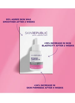 SKIN REPUBLIC Skin Republic Retinoid Complex 1% Serum Anti Aging & firming 30ml  - Image 3