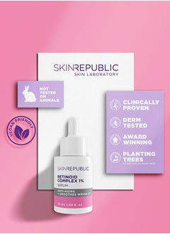 SKIN REPUBLIC Skin Republic Retinoid Complex 1% Serum Anti Aging & firming 30ml  - Image 4