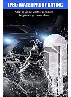 SYOSI 194 لمبة LED 6000K أبيض، 6000K 68 2825 W5W T10 Wedge COB LED استبدال المصابيح، سطوع فائق، لأضواء لوحة الترخيص، مصابيح موضع السيارة، ضوء الخريطة، 30 قطعة  - Image 4