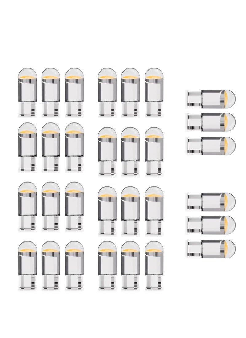 SYOSI 194 LED Bulbs 6000K White, 6000K 68 2825 W5W T10 Wedge COB LED Replacement Bulbs, Super Brightness, for License Plate Lights, Car Position Lamps, Map Light, 30pcs  - Image 1