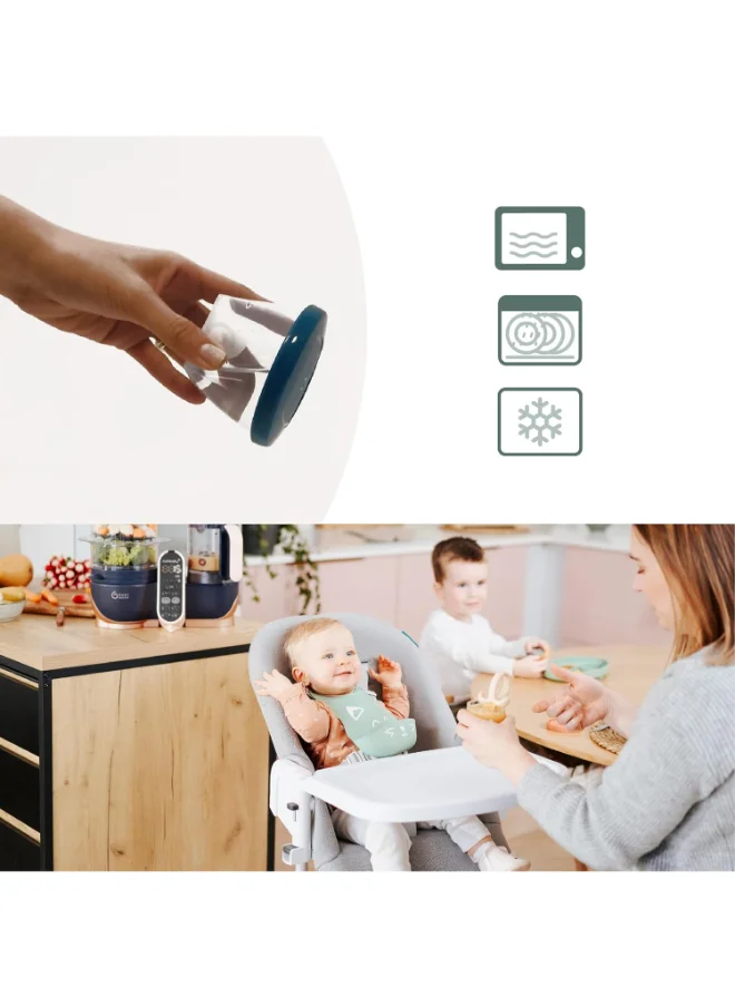 babymoov Babybols Multi Set With 3 Spoons, Airtight Food Storage Containers, Bpa - Free, Leak Proof 2400 Ml