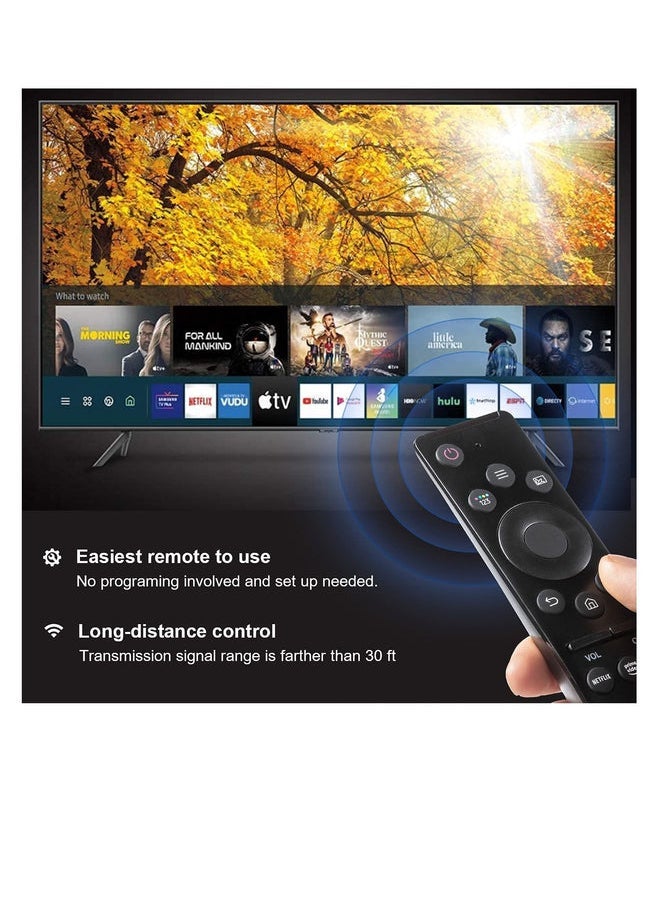 Raxoom Universal Remote-Control for Samsung Smart-TV, Remote-Replacement of HDTV 4K UHD Curved QLED and More TVs, with Netflix Prime-Video Buttons - Image 3