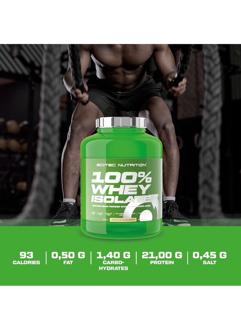 SCITEC NUTRITION 100% Whey Isolate 2Kg - Vanilla Very Berry  - Image 4