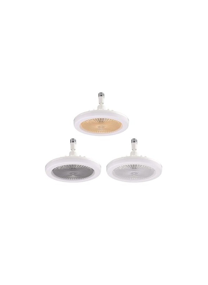 Generic Modern Ceiling Fan with Invisible LED Light and Remote Control Yellow  - Image 2