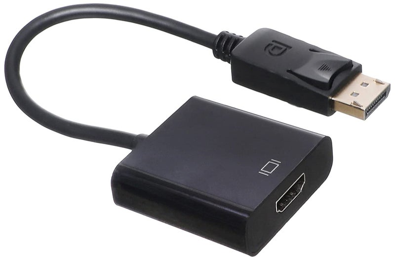 Keendex 1729 display port to hdmi adapter - black - Image 1
