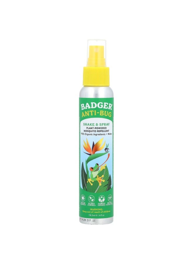 Badger, Anti-Bug Shake & Spray, 4 fl oz (118.3 ml)