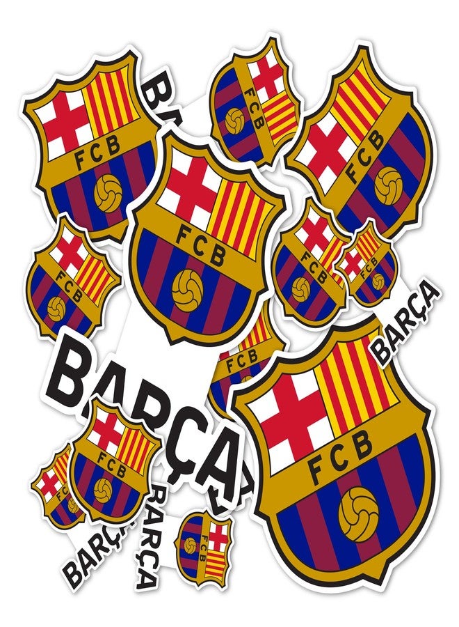 Desert Cactus FC Barcelona Sticker Barça Sheet Vinyl Football Soccer Decal Laptop Water Bottle Car Scrapbook Sheet (Type 1-2) - Image 1
