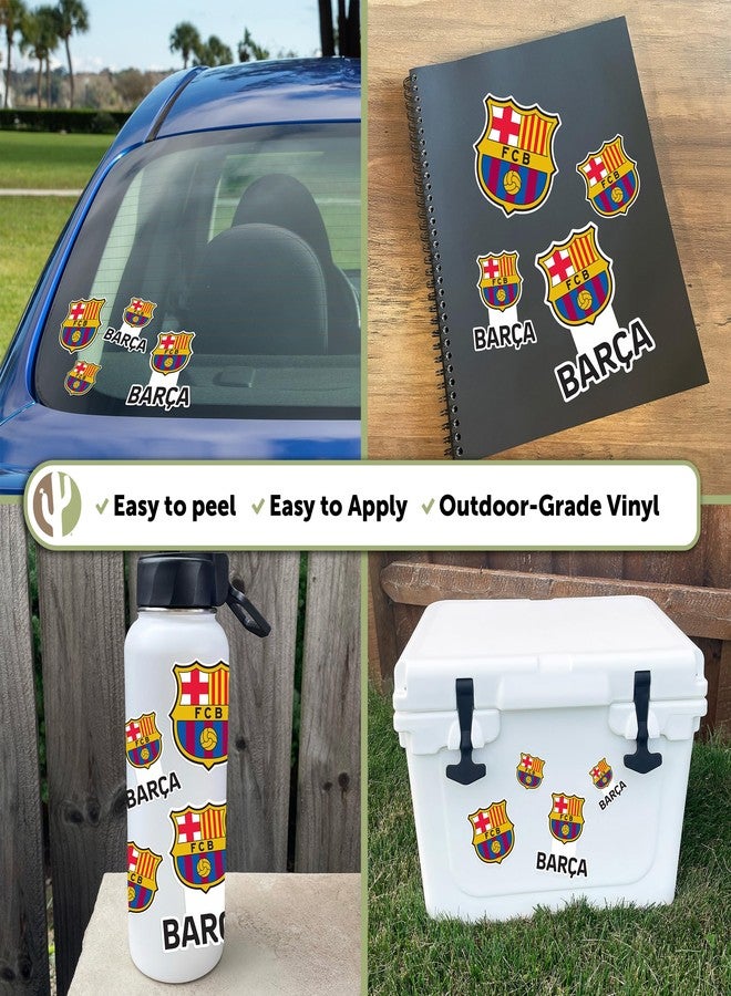 Desert Cactus FC Barcelona Sticker Barça Sheet Vinyl Football Soccer Decal Laptop Water Bottle Car Scrapbook Sheet (Type 1-2) - Image 2