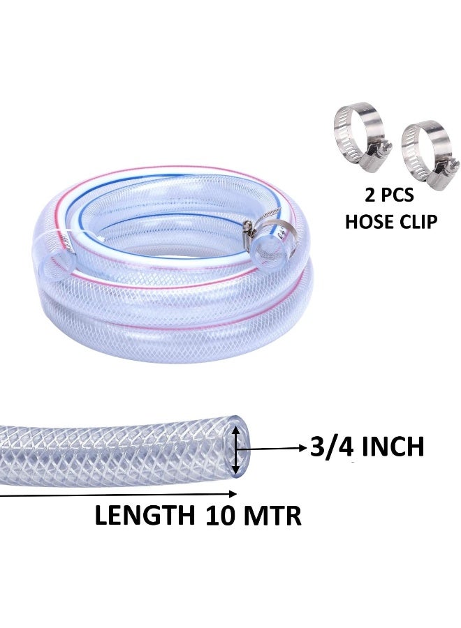 Royal Apex Pvc Flexible Reinforced Clear Hose: Heavy Duty, High Pressure, And Chemical Resistant - Ideal For Water, Gas, Oil, And Food Grade Applications - Image 2