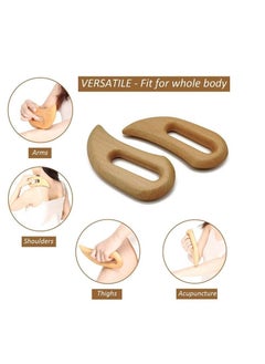 XiuWoo Wooden Body Massage Tool, Gua Sha Tools For Wood Therapy  - Image 3