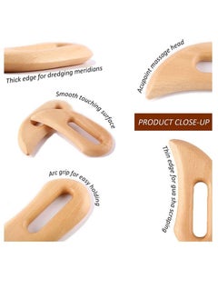 XiuWoo Wooden Body Massage Tool, Gua Sha Tools For Wood Therapy  - Image 4
