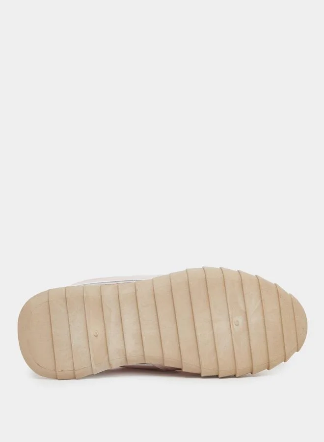 Styli Styli Panelled Lace Up Sneakers
