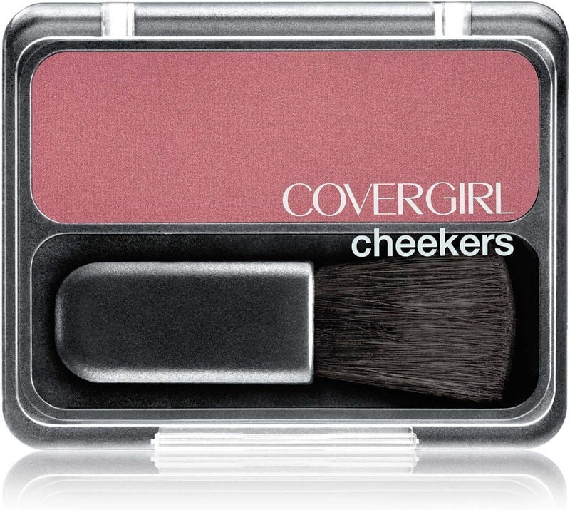 COVERGIRL Cheekers Blush in Plum Plush - Soft, Blendable, Lightweight Formula for a Natural Look - Image 2