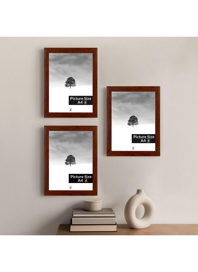 Art Street A4 Size Certificate, Document Photo frames Set Of 3 For Home Decoration, Living Room, Office Decoration (Brown, Size: 8" x 12") - pzsku/Z75ACCE3B84A7355FE2AFZ/45/_/1740982962/d3d174ba-c698-4abe-9b10-47dc29ceabbc