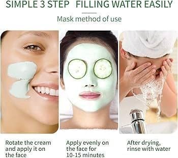 RINKIFY Green Tea Clay Mask 12 Pack Bubble Face Mask for Deep Pore Cleansing Blackhead Removal Oil Control Acne Treatment Exfoliating Hydrating Facial Mask for Men Women - Image 4