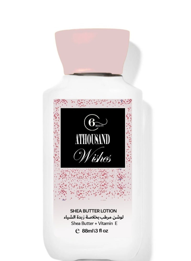 AThousand Nishes Shea Butter Lotion Vitamin E  88 ml