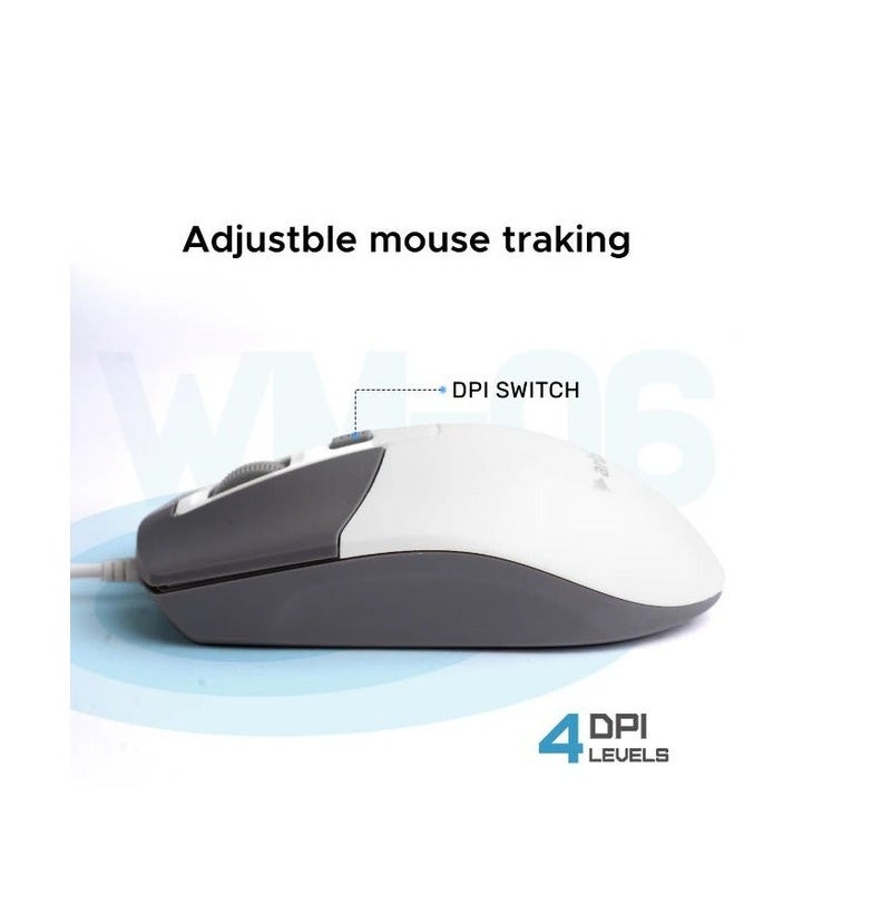 Wired Mouse with Adjustable DPI Switch – Lightweight and Portable USB Mouse for Laptop and PC - Image 2