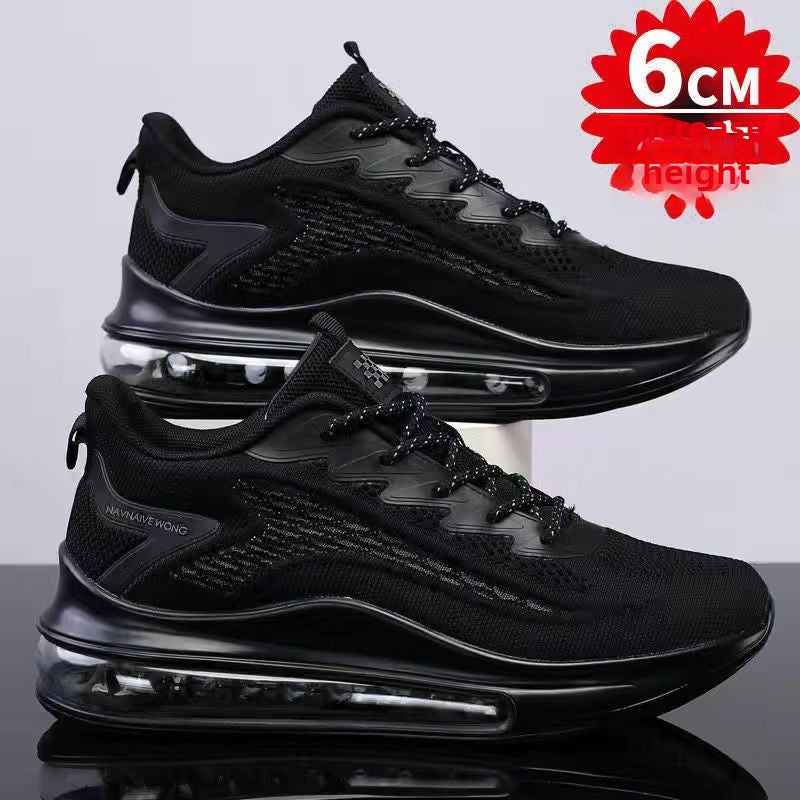 Spring Autumn Mens Fashion Sneakers 2024 Breathable Black 