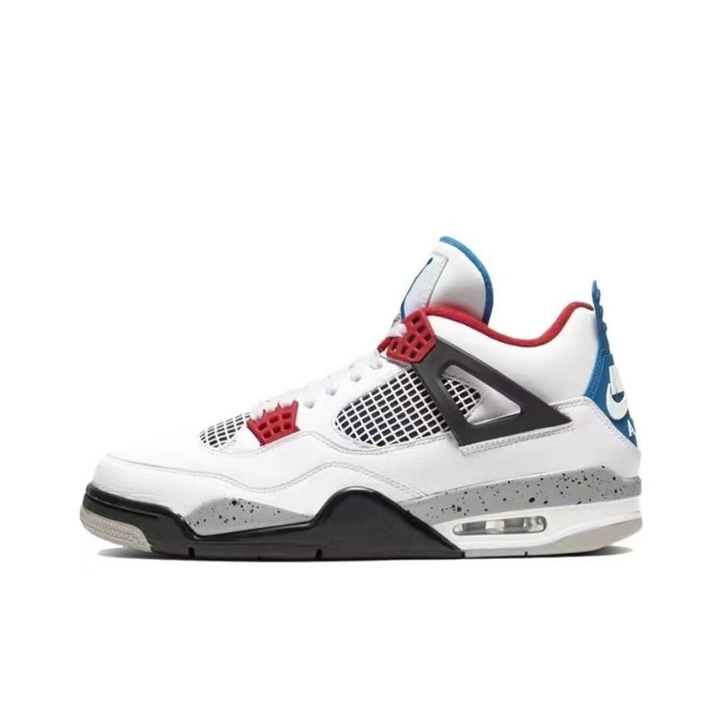 AJ4 White Sail Electric Mother Black Red White Cement Big Paris Air Cushion Basketball Shoes Joe 4 Non-slip Men''s and Women''s Shoes sneaker - Image 1