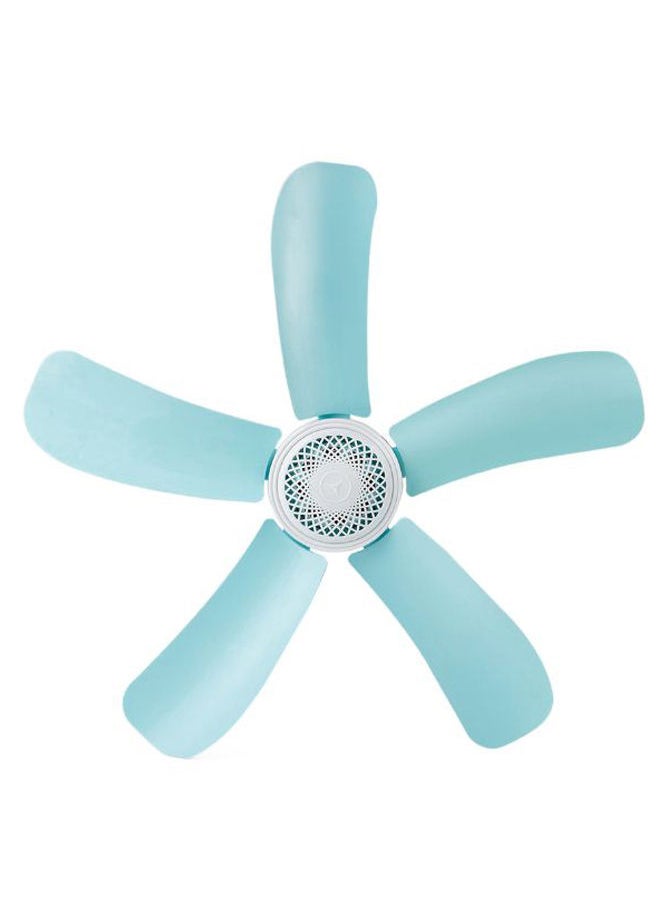 NIBEMINENT Portable Mini Ceiling Fan Mint Green/White 