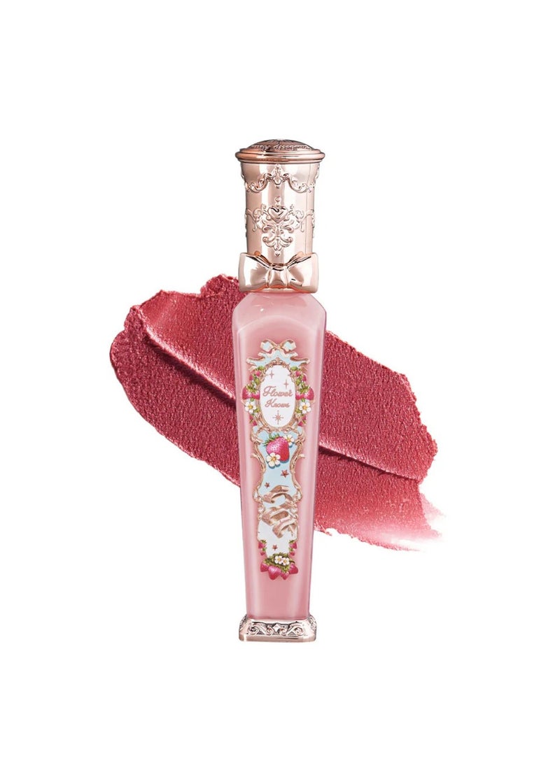 Flower Knows Strawberry Rococo Cloud Lip Cream 3.5ml - Natural, Easy-to-Wear Matte Lipstick for Women (S05 Tiny Tulip) - Image 1